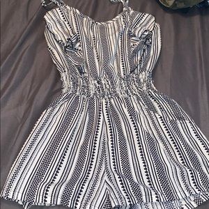 Spaghetti strap romper